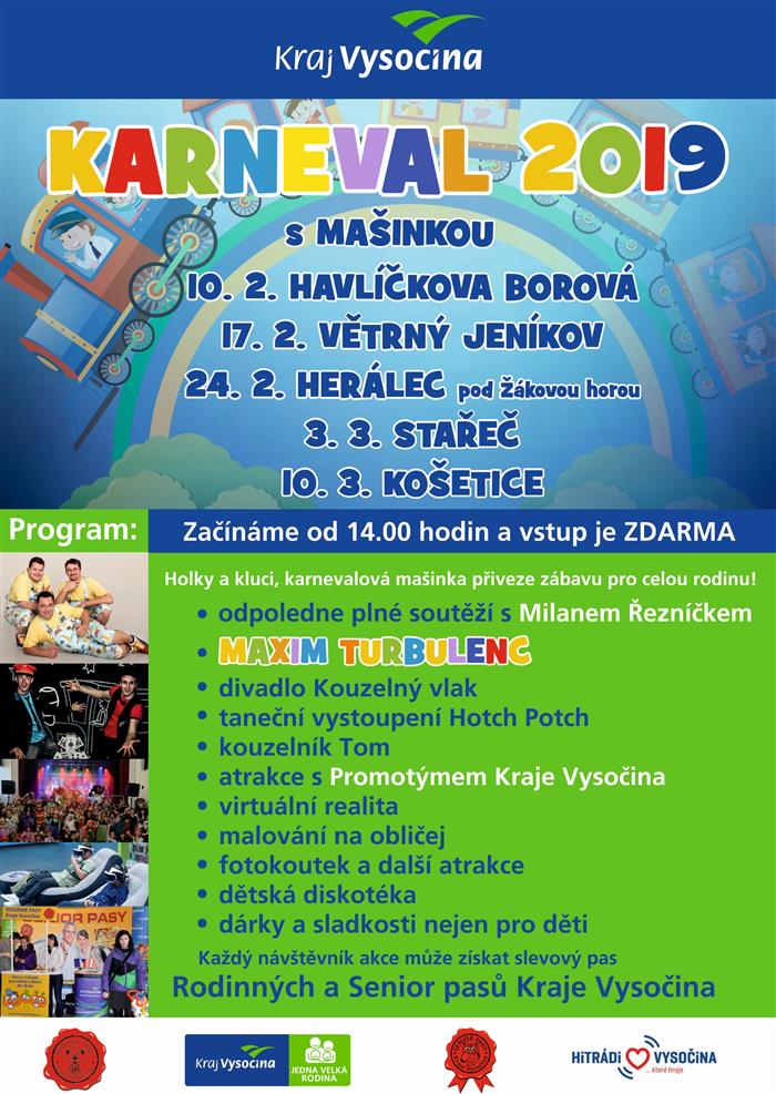 program krajske karnevaly TZ